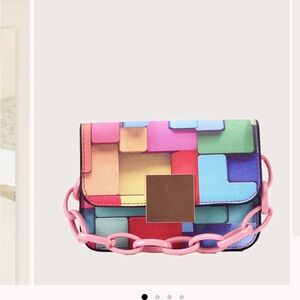 Colorful Geometric Women's Bag